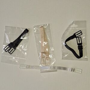 Adjustable Women's Bra Strap Holdets - Black, Beige, White